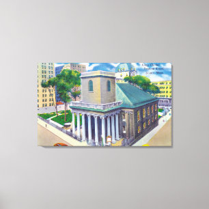 Toile Vue de rue de Tremont des Rois Chapel