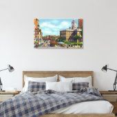 Toile Vue de rue principale de State Street & Old State (Insitu(Chambre))