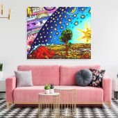 Toile Vue de sous le dôme (Insitu(Salon))