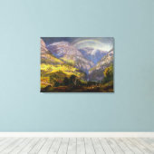Toile Vue de Stalheim en Norvège (Johan Christian Dahl) (Insitu (Plancher de Bois))