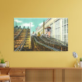 Toile Vue de Steeplechase Rollercoaster (Insitu(Salon))