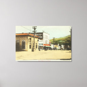 Toile Vue de StreetLos principal Gatos, CA 2