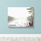 Toile Vue de Ticondéroga d'un point de vue (Insitu (Plancher de Bois))