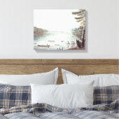 Toile Vue de Ticondéroga d'un point de vue (Insitu(Chambre))