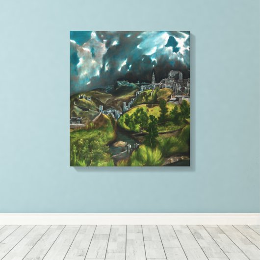 Toile Vue de Tolède | El Greco | (Insitu (Plancher de Bois))