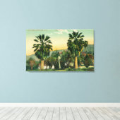 Toile Vue de Twin PalmsParaiso Springs, CA (Insitu (Plancher de Bois))