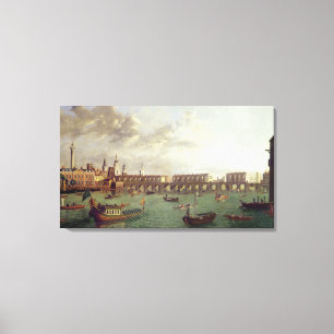 Toile Vue de vieux pont de Londres