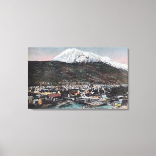 Toile Vue de ville et de bâti DeweySkagway, AK
