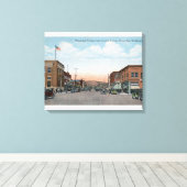 Toile Vue de Wenatchee Ave depuis Orondo Ave (Insitu (Plancher de Bois))