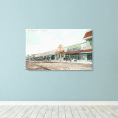 Toile Vue de West Main StreetTurlock, CA (Insitu (Plancher de Bois))