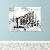 Toile Vue d'ensemble de l'Hôpital Fondateur (Insitu (Plancher de Bois))