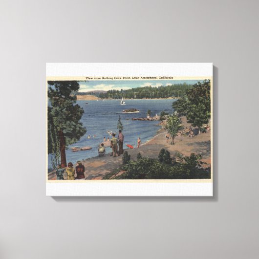 Toile Vue depuis Bathing Cove Point (Recto)