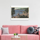 Toile Vue depuis Bathing Cove Point (Insitu(Salon))