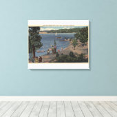 Toile Vue depuis Bathing Cove Point (Insitu (Plancher de Bois))