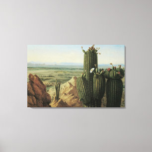 Toile Vue depuis le mont Maricopa près de Rio Gila par P