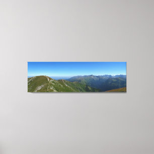Toile Vue depuis Red Peaks à High Tatras