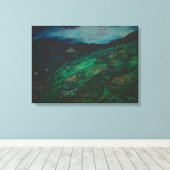 Toile Vue depuis San Chirico, Italie (Insitu (Plancher de Bois))