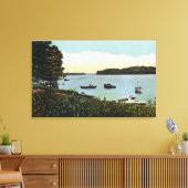 Toile Vue des bateaux à Narrows (Insitu(Salon))