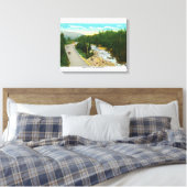 Toile Vue des chutes d'Ammonoosuc (Insitu(Chambre))