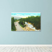 Toile Vue des chutes d'Ammonoosuc (Insitu (Plancher de Bois))