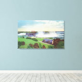 Toile Vue des chutes du Niagara depuis Oakes Drive (Insitu (Plancher de Bois))
