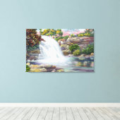 Toile Vue des chutes Shinglekill (Insitu (Plancher de Bois))