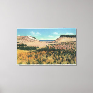 Toile Vue des dunes de sable de Cape Cod 2