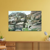 Toile Vue des escaliers géants à Rockface (Insitu(Salon))