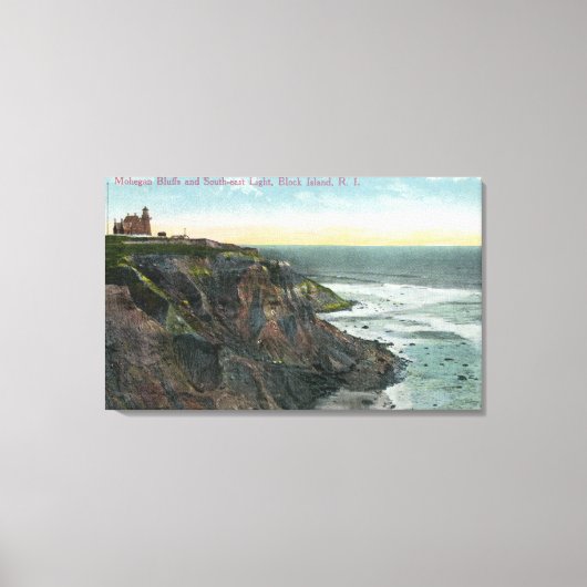 Toile Vue des falaises de Mohegan et du sud-est (Recto)