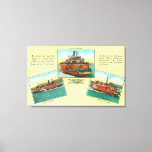 Toile Vue des ferries de Richmond-San Rafaël
