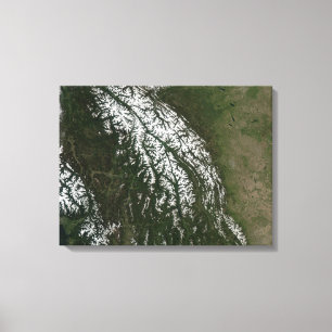 Toile Vue des montagnes rocheuses