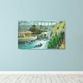 Toile Vue des pivots et des chutes (Insitu (Plancher de Bois))