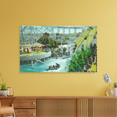 Toile Vue des pivots et des chutes (Insitu(Salon))