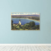 Toile Vue des plages de Redondo & Hermosa (Insitu (Plancher de Bois))