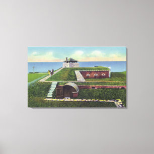 Toile Vue des quarts de dirigeant dans le vieux château