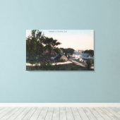 Toile Vue des résidences d'Oroville, Oroville, CA (Insitu (Plancher de Bois))