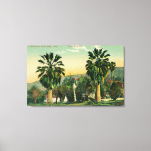 Toile Vue des ressorts jumeaux de PalmsParaiso, CA