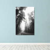 Toile Vue Des Séquoia Dans La Forêt (Insitu (Plancher de Bois))