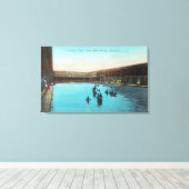 Toile Vue des sources thermales de TankBoyes, CA (Insitu (Plancher de Bois))