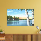 Toile Vue des terrains de camping de Fish Creek State (Insitu(Salon))