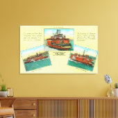 Toile Vue des traversiers Richmond-San Rafael (Insitu(Salon))