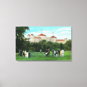 Toile Vue d'hôtel de Washington de bâti de galerie de