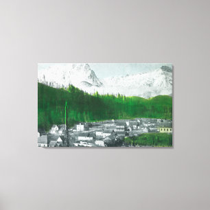 Toile Vue d'index et de Mt Persis de Mt