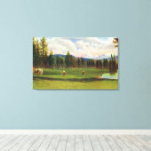 Toile Vue du 14ème Vert (Insitu (Plancher de Bois))