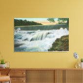 Toile Vue du barrage d'Ausable Chasm (Insitu(Salon))