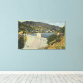 Toile Vue du barrage de Morris San Gabriel (Insitu (Plancher de Bois))