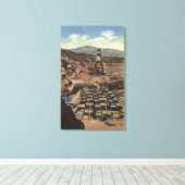 Toile Vue du barrage Shasta (Insitu (Plancher de Bois))