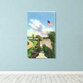 Toile Vue du bastion du drapeau et de la paroi sud (Insitu (Plancher de Bois))