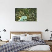 Toile Vue du bateau à la recherche des rapides (Insitu(Chambre))