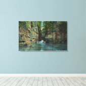 Toile Vue du bateau à travers la lume (Insitu (Plancher de Bois))